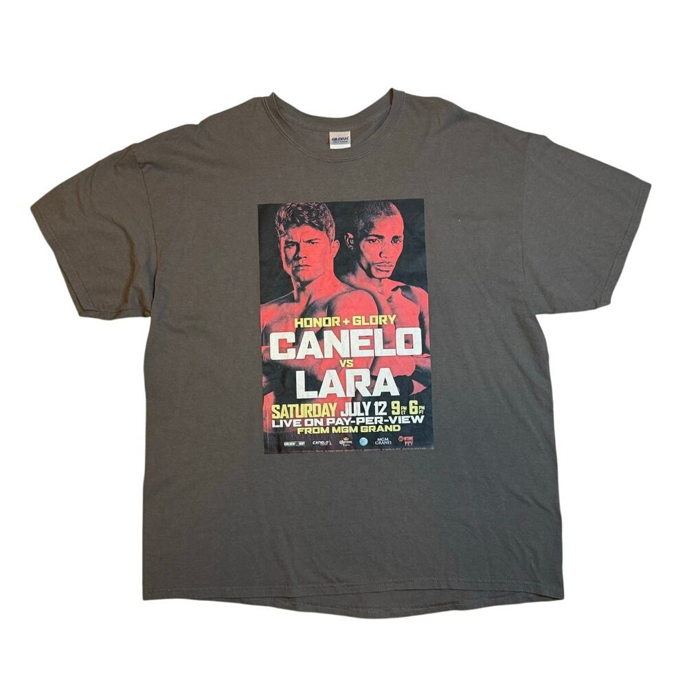 Canelo vs. Lara Honor & Glory fight t-shirt sz: 2XL  EXCELLENT CONDITION